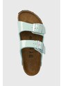 Dětské pantofle Birkenstock Arizona Kids BF tyrkysová barva