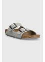 Dětské pantofle Birkenstock Arizona Kids BFBC šedá barva