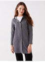 LC Waikiki Women's Hooded Plain Long Sleeve Sports Cardigan