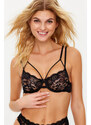 Trendyol Black Lace Capless T-Shirt Bra Knitted Bra