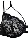 Trendyol Black Lace Capless T-Shirt Bra Knitted Bra