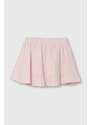 Dětská bavlněná sukně Pepe Jeans NERY růžová barva, mini