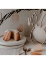 Eulenschnitt Velikonoční ozdoba Rabbit Natural - set 8 ks