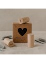 Eulenschnitt Dřevěné háčky Oak Wood Hello Love - set 3 ks