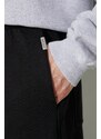 Bavlněné tepláky Represent Owners Club Sweatpant černá barva, s potiskem, OCM412.01