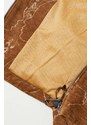 Bunda Daily Paper Search Rhythm Track Jacket pánská, hnědá barva, přechodná, oversize, 2411002