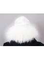 Sikora Kožešinový lem na kapuci - límec mývalovec sněhobílý M 142/17 (70 cm)