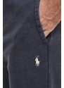 Bavlněné tepláky Polo Ralph Lauren šedá barva