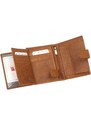 Pánská kožená peněženka Nordee ADL01-N4L-BPull camel