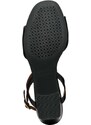 Kožené sandály Geox D NEW ERAKLIA 50 černá barva, D45RNA 000TU C9999