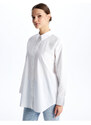 LC Waikiki Women's Plain Long Sleeve Poplin Shirt Tunic