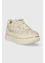 Sneakers boty MICHAEL Michael Kors Hayes béžová barva, 43R4HYFS1B