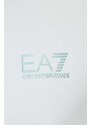 Tričko EA7 Emporio Armani tyrkysová barva, s potiskem