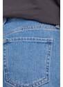Džínové šortky Hollister Co. dámské, hladké, high waist
