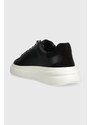 Kožené sneakers boty Guess ELBA černá barva, FMPVIB SUE12