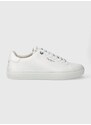 Kožené sneakers boty Pepe Jeans PMS00007 bílá barva, CAMDEN BASIC M