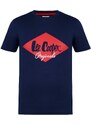 pánské tričko LEE COOPER - NAVY logo - L