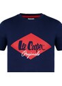 pánské tričko LEE COOPER - NAVY logo - L