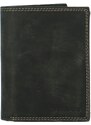 Pánská kožená peněženka na výšku Bellugio Malcomi, černá