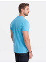 Ombre Pique knit polo shirt