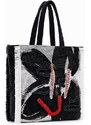 Dámská kabelka DESIGUAL 23SAXA28 2001 BAG BLACK PEPO MIN 2001 natural