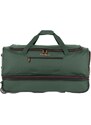 Travelite Basics Cestovní taška na kolečkách M 70 cm Zelená Rozšiřitelná
