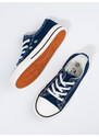 Navy blue Vico children's sneakers with elastic bands