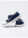 Boys' sneakers Vico fabric navy blue