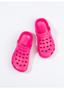 Shelvt girls' slippers pink light