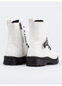 W. POTOCKI Potocki girls' ankle boots with white crystals