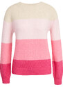 Orsay Béžovo-ružový dámsky pruhovaný sveter - Dámské