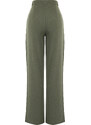 Trendyol Limited Edition Mint Straight Pleated Woven Trousers