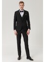 ALTINYILDIZ CLASSICS Men's Slim Fit Slim Fit Vest Patterned Tuxedo Tuxedo