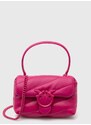 Kožená kabelka Pinko růžová barva, 100040.A1JO
