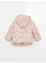 LC Waikiki Hooded Long Sleeve Patterned Coat for Baby Girl