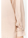 Trendyol Powder Aerobin Pearl Detailed Stylish Woven Linen Look Tunic