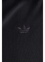 Košile adidas Originals dámská, černá barva, relaxed, s klasickým límcem, IT9414