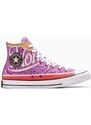 Kecky Converse Converse x Wonka Chuck Taylor All Star Swirl fialová barva, A08154C