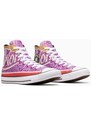 Kecky Converse Converse x Wonka Chuck Taylor All Star Swirl fialová barva, A08154C