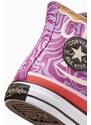 Kecky Converse Converse x Wonka Chuck Taylor All Star Swirl fialová barva, A08154C