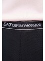 Tepláky EA7 Emporio Armani černá barva, hladké