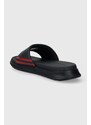 Pantofle Tommy Hilfiger DUAL DENSITY HILIFGER POOL SLIDE pánské, tmavomodrá barva, FM0FM05017