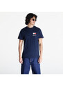 Tommy Hilfiger Pánské tričko Tommy Jeans Slim Essential Flag Short Sleeve Tee Dark Night Navy