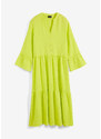 bonprix Dlouhé mušelínové šaty Zelená