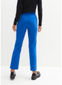 bonprix 7/8 kalhoty High-Waist s pohodlnou pasovkou Modrá
