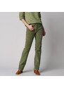 Blancheporte Rovné manšestrové kalhoty mechově zelená 36
