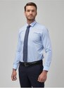 ALTINYILDIZ CLASSICS Men's Light Blue Tailored Slim Fit Slim Fit Shirt