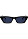 Camerazar Retro dámské sluneční brýle Cat Eye, černé, plast, UV400 filtr