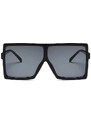 Camerazar Velké retro sluneční brýle pro ženy, černé, plastový rám, UV filtr 400 kat. 3 - Varianta 2