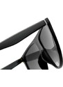 Camerazar Velké Retro Sluneční Brýle pro Ženy, Černé, Plastový Rám, UV Filtr 400 Kat. 3 - Varianta 1